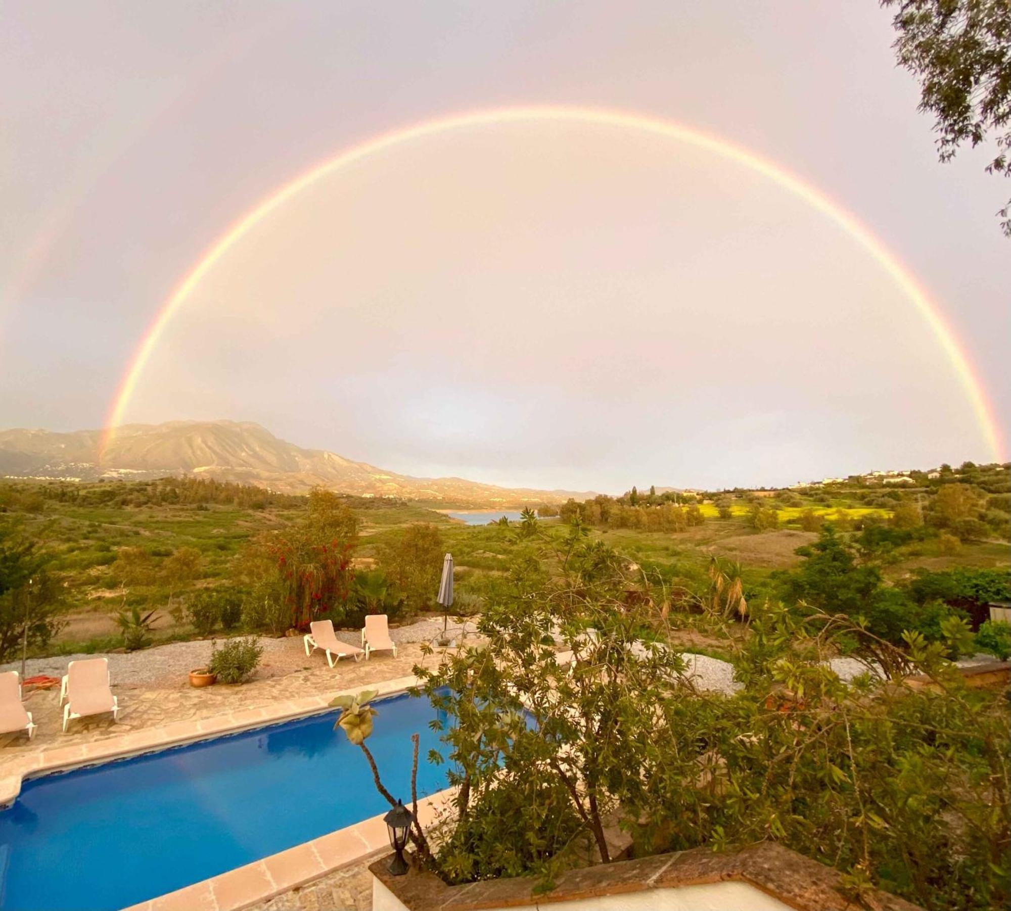 Вилла La Rustica En Vinuela, Piscina Privada Экстерьер фото
